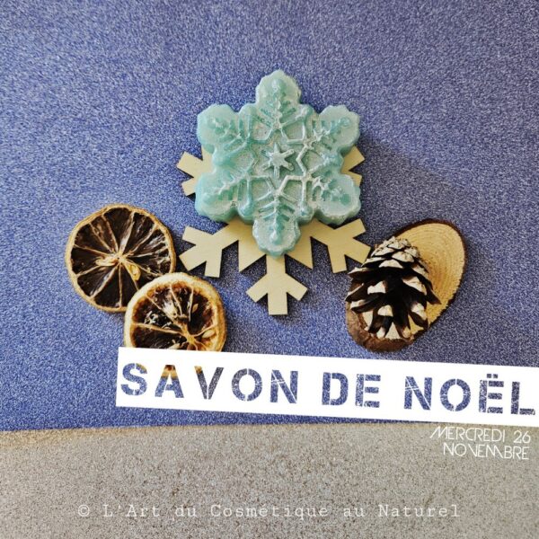Atelier cosmétique enfants: fabrication Savon de Noël