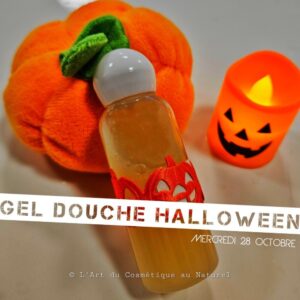 Atelier cosmétique enfants: fabrication Gel douche Halloween