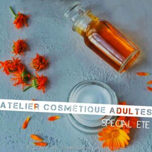 Atelier cosmétique adultes: fabrication Soin après-soleil & Brume d’été rafraîchissante