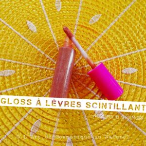 Atelier cosmétique enfants: fabrication Gloss scintillant