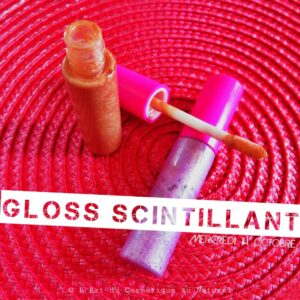 Atelier cosmétique enfants: fabrication Gloss scintillant Halloween