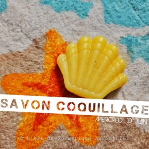 Atelier cosmétique enfants: fabrication Savon coquillage