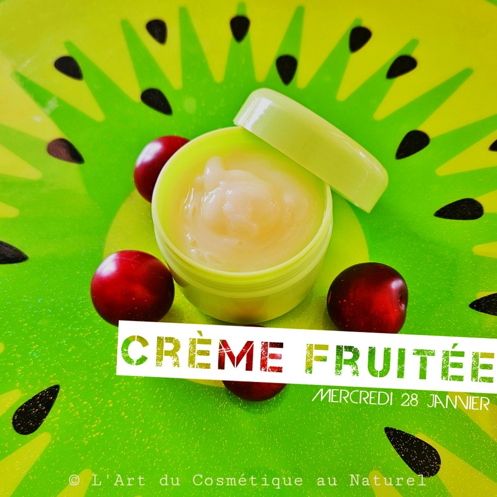 Atelier cosmétique enfants: fabrication Crème fruitée