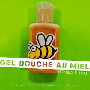 Atelier cosmétique enfants: fabrication Gel douche au miel